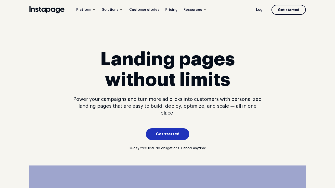 Programme d'affiliation Instapage