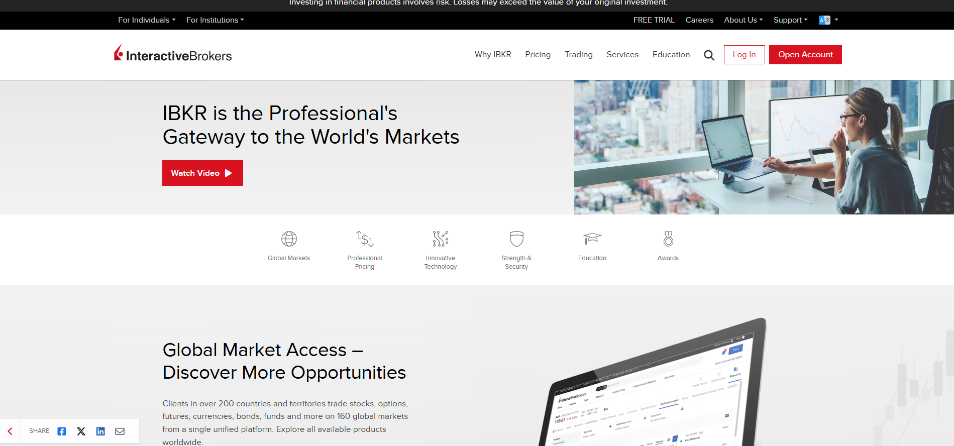 Programme d'affiliation Interactive Brokers