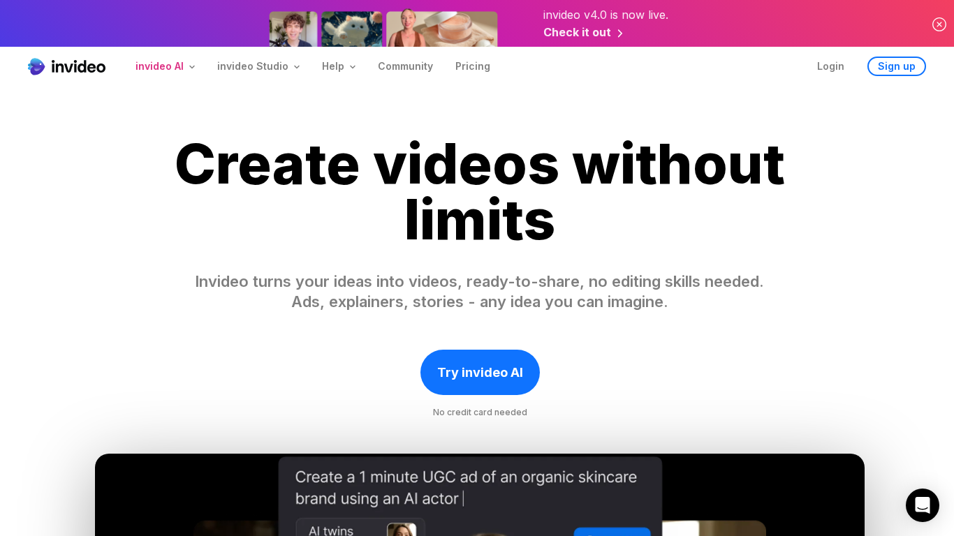 Programme d'affiliation Invideo