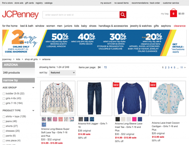 Programme d'affiliation JCPenney