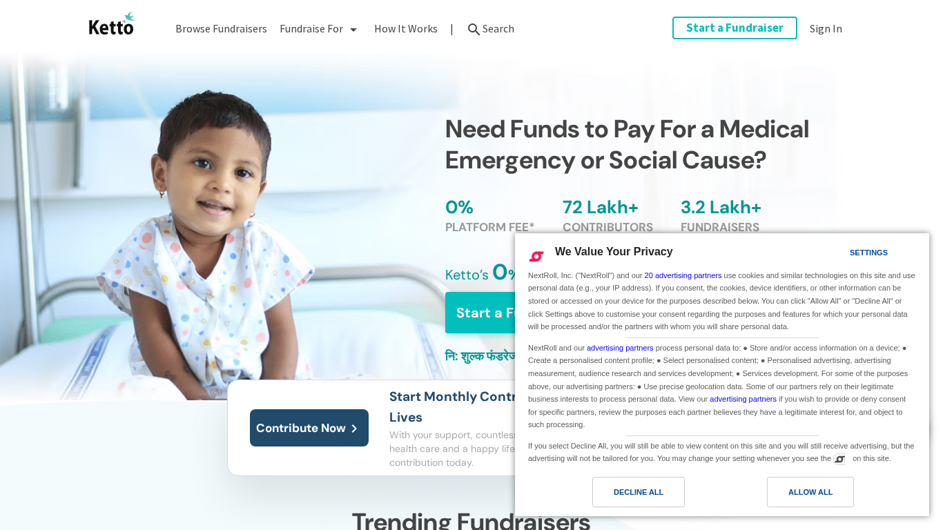 Programme d'affiliation Ketto