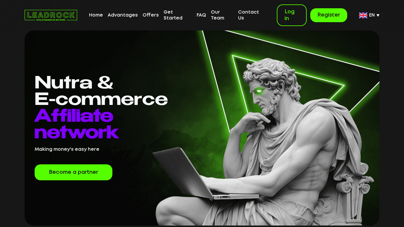 Programme d'affiliation Leadrock