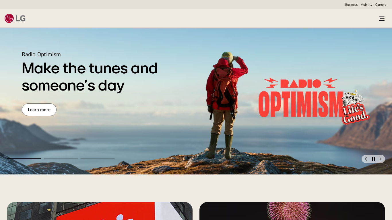 Programme d'affiliation LG Electronics