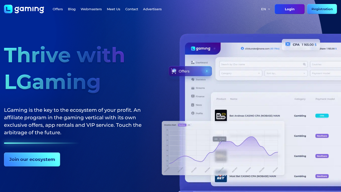 Programme d'affiliation LGaming