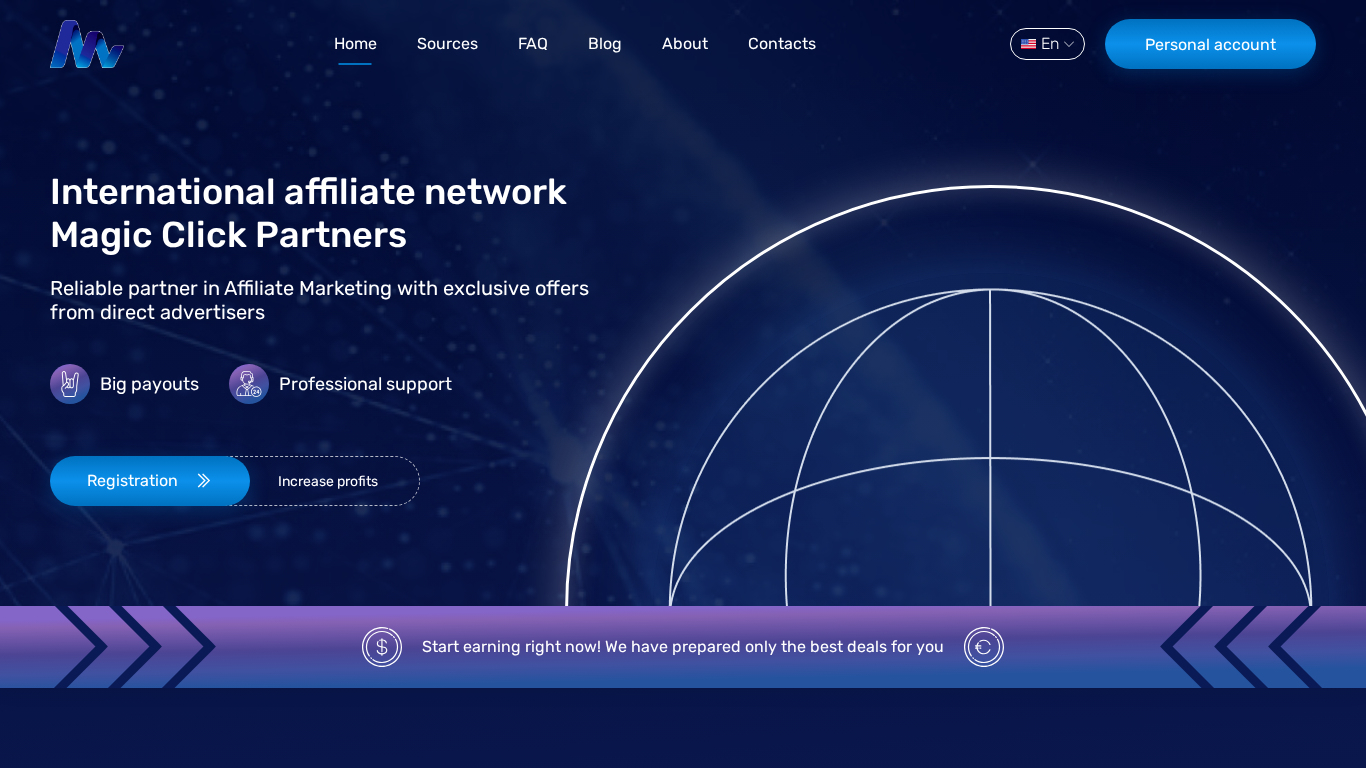 Programme d'affiliation Magic Click Partners