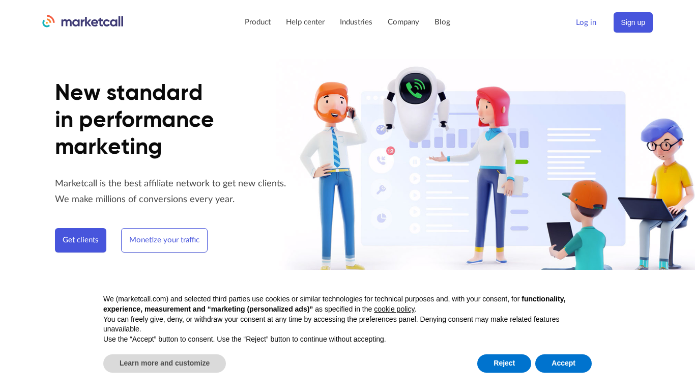 Programme d'affiliation Marketcall