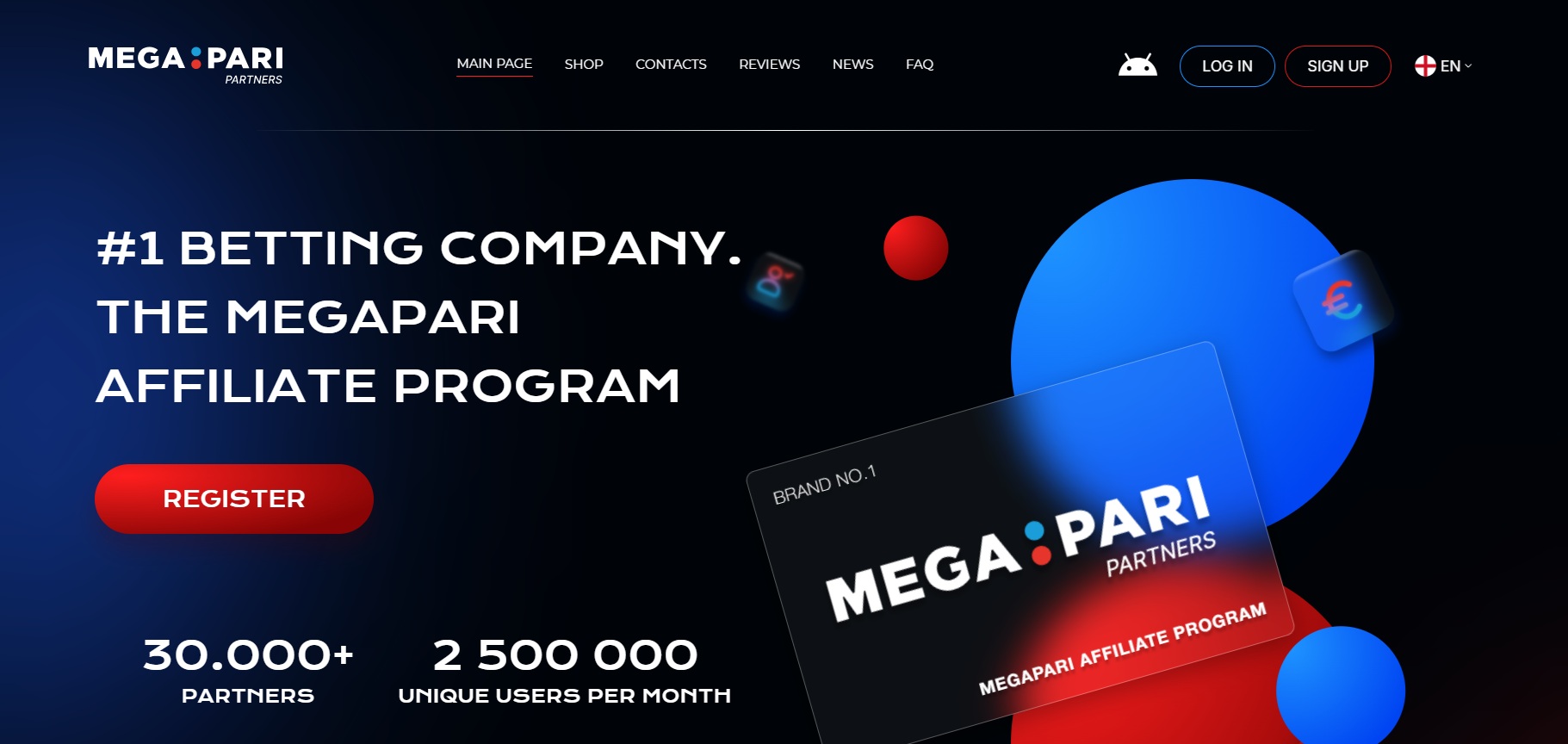 Programme d'affiliation Megapartners
