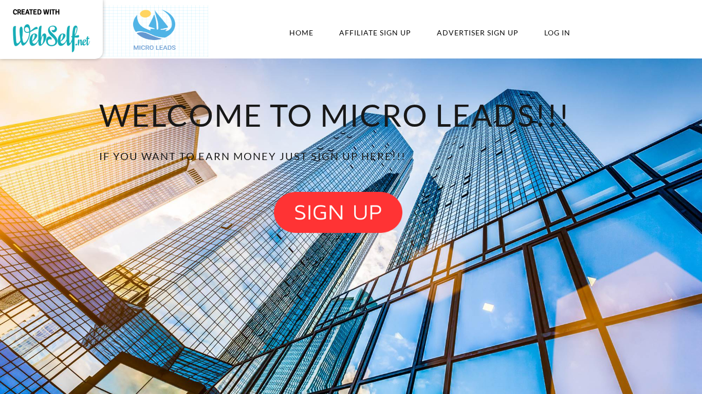 Programme d'affiliation Micro Leads