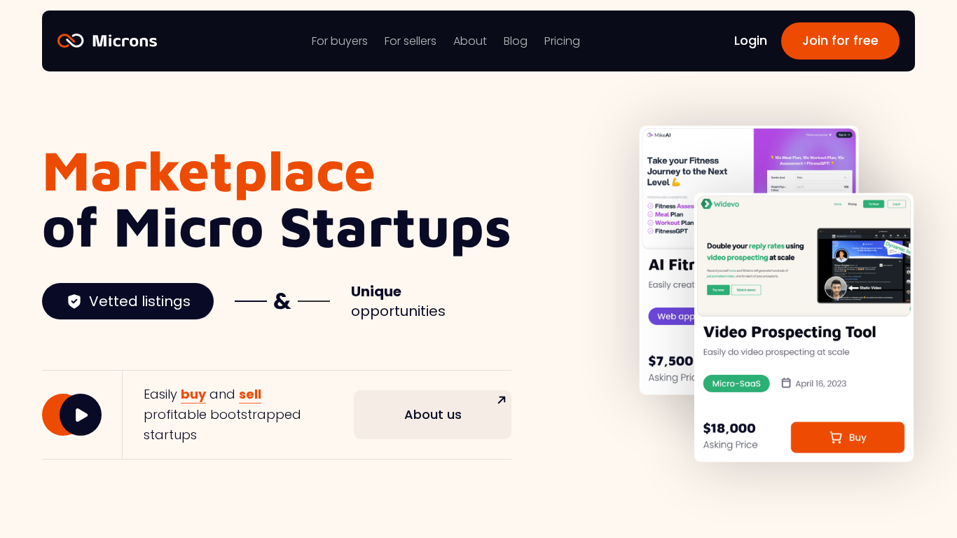Programme d'affiliation Microns