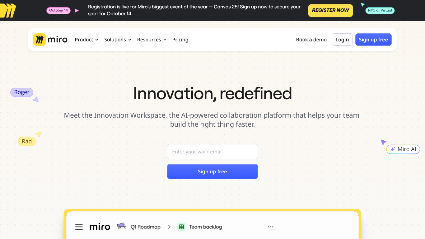 Programme d'affiliation Miro