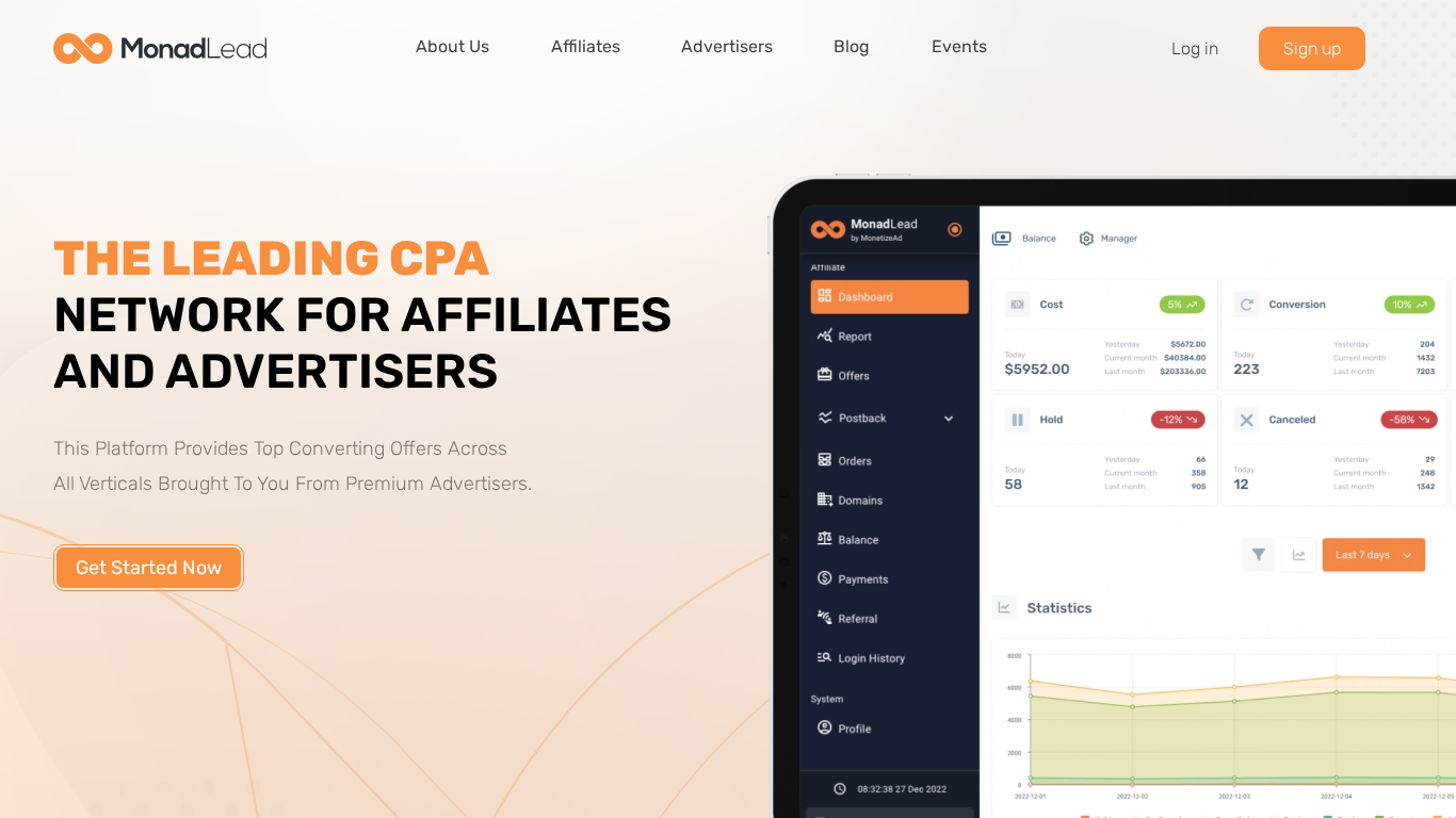 Programme d'affiliation MonadLead