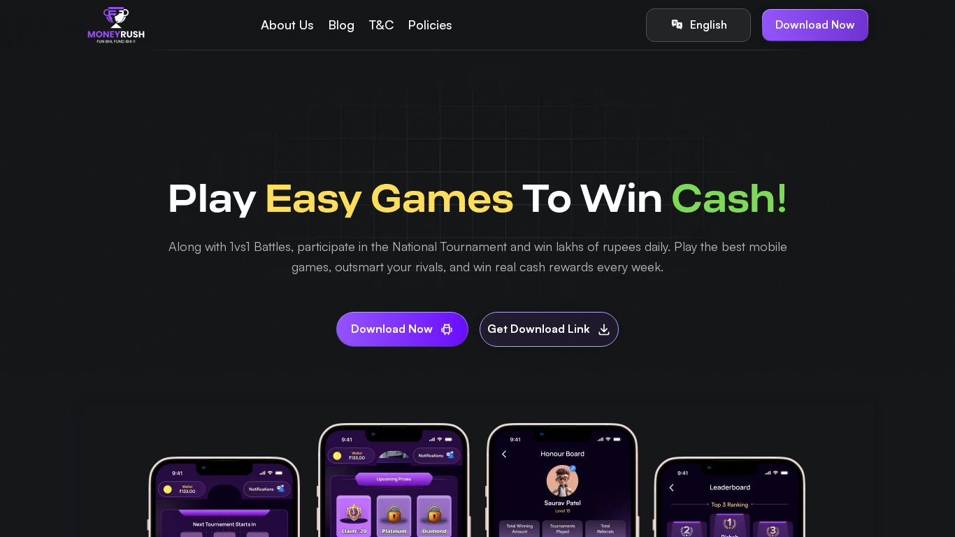 Programme d'affiliation MoneyRush