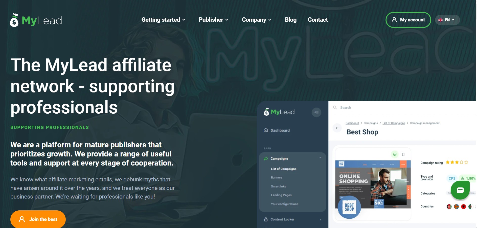 Programme d'affiliation MyLead
