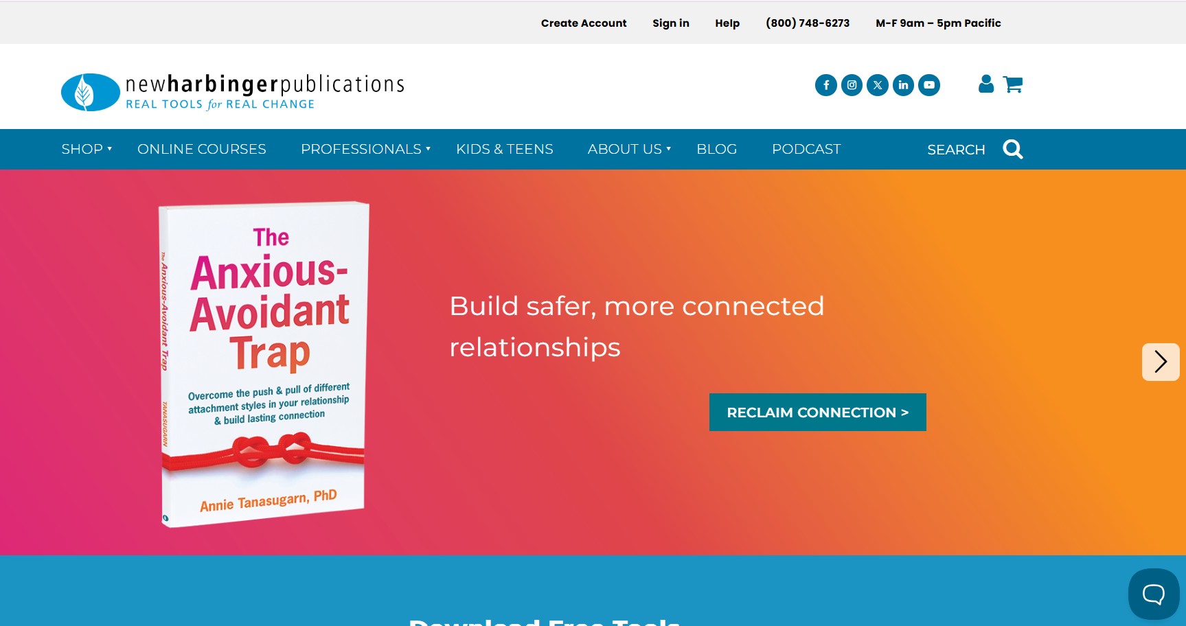 Programme d'affiliation New Harbinger