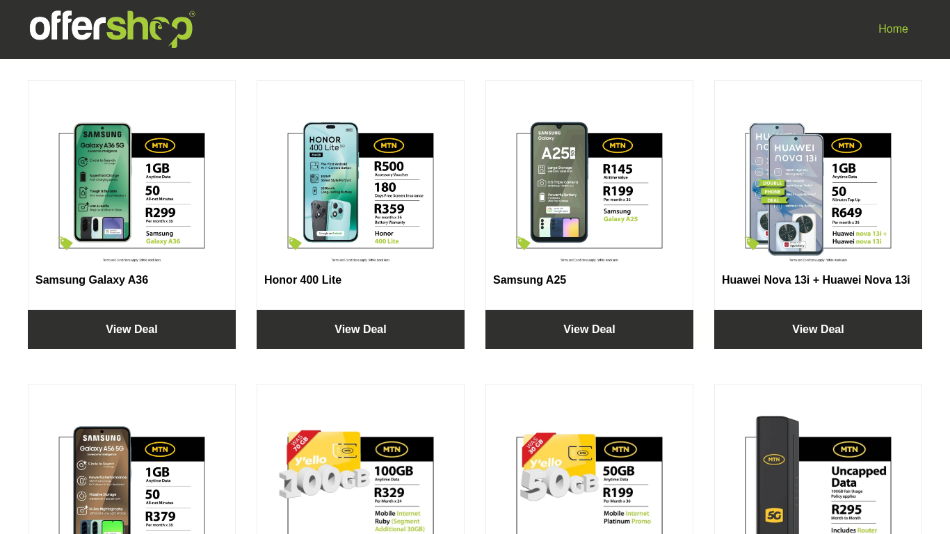 Programme d'affiliation Offershop