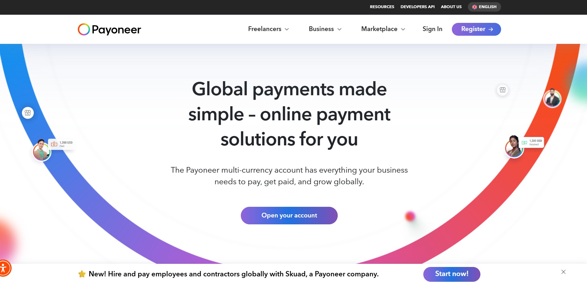 Programme d'affiliation Payoneer