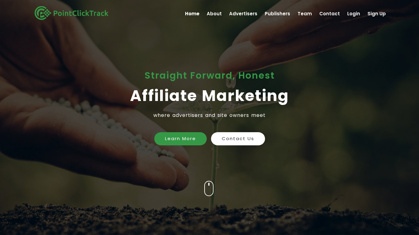 Programme d'affiliation PointClickTrack