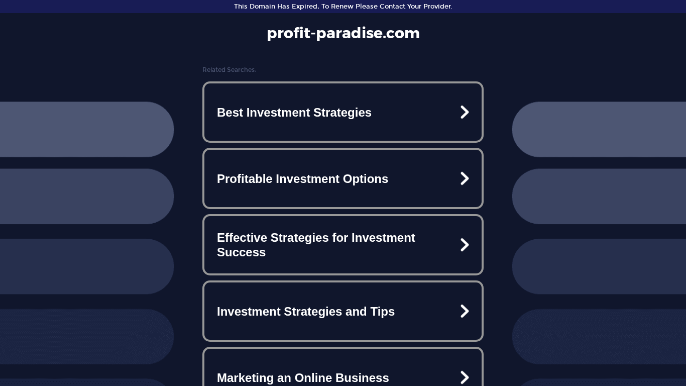 Programme d'affiliation Profit Paradise