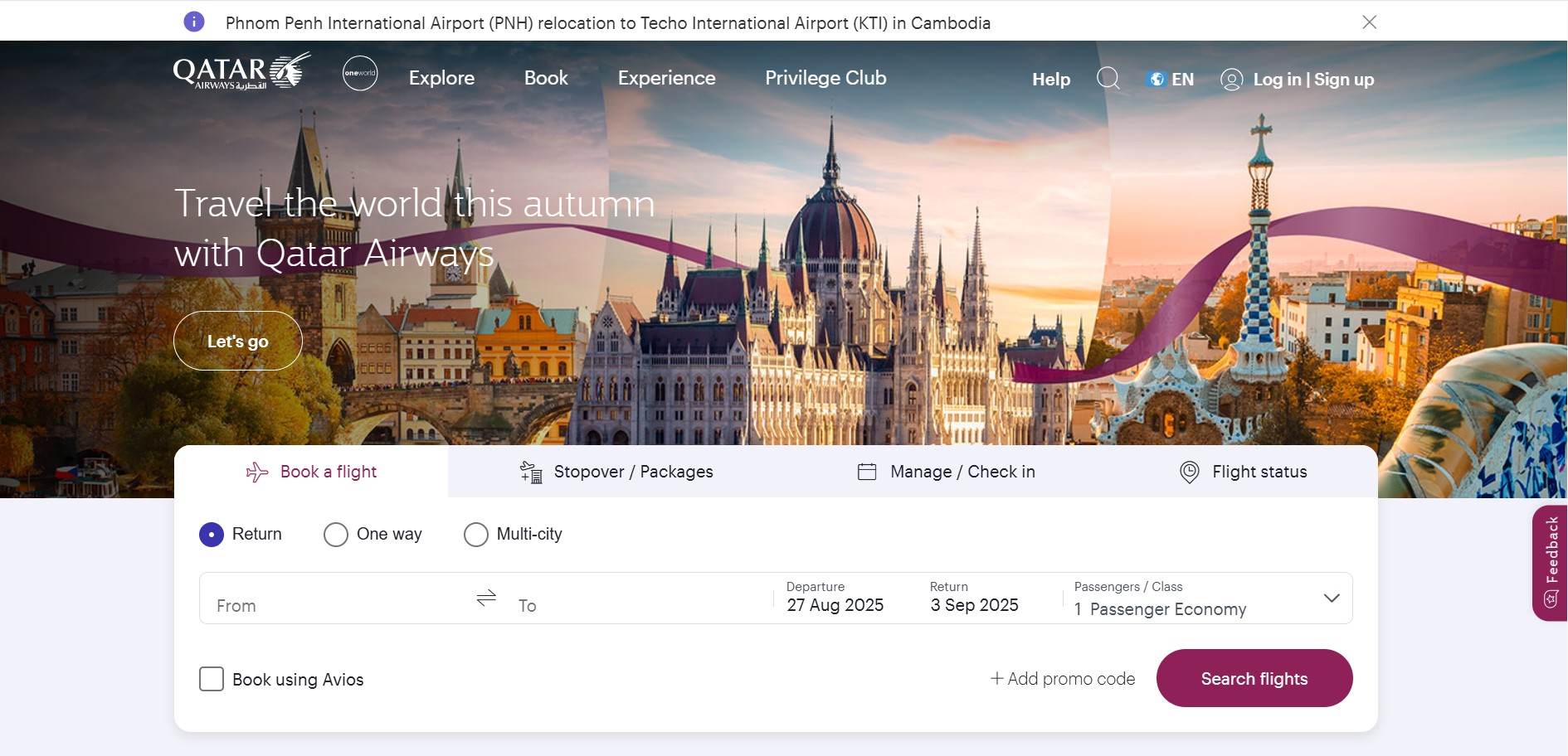 Programme d'affiliation Qatar Airways