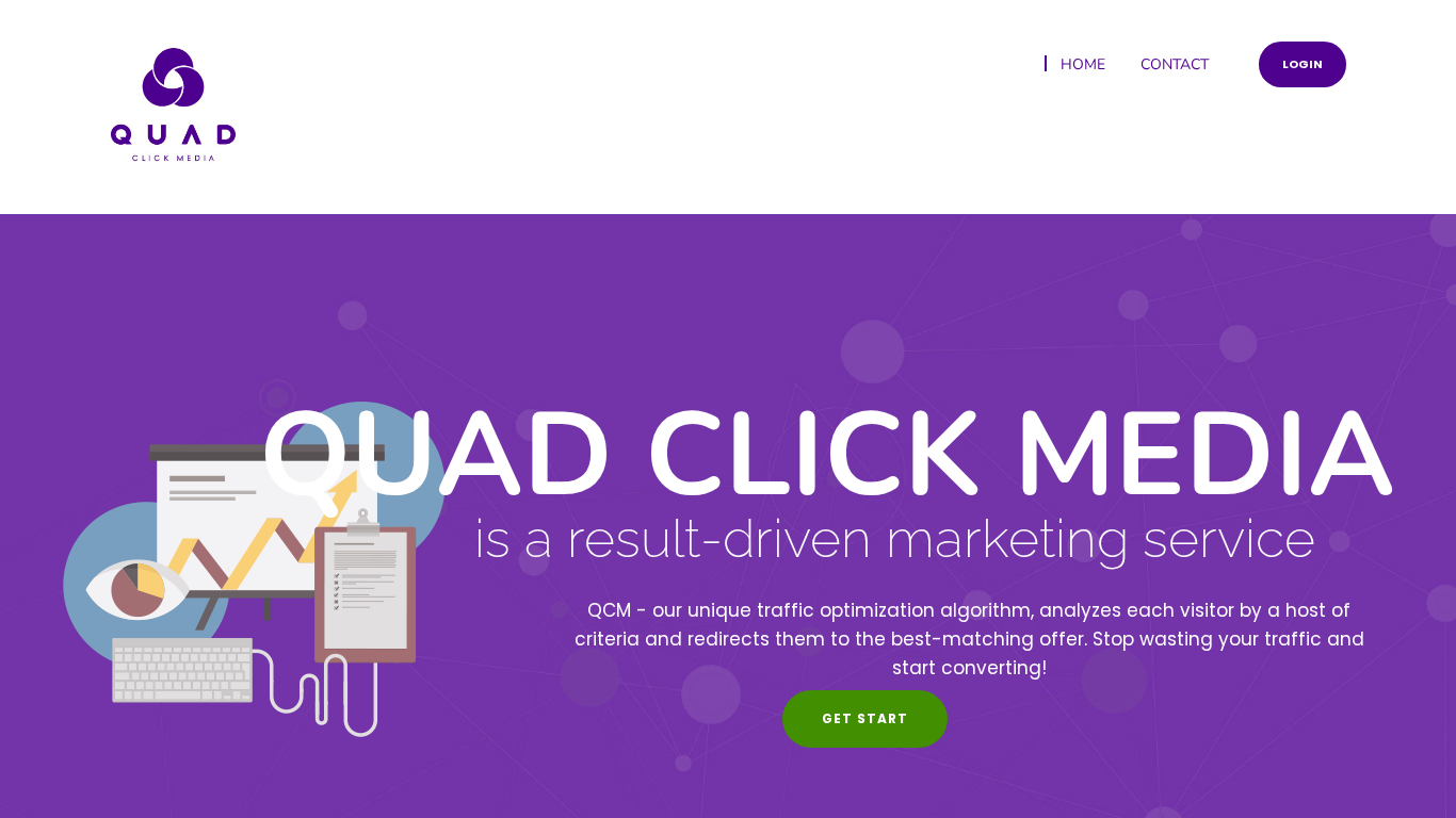Programme d'affiliation Quad Click Media