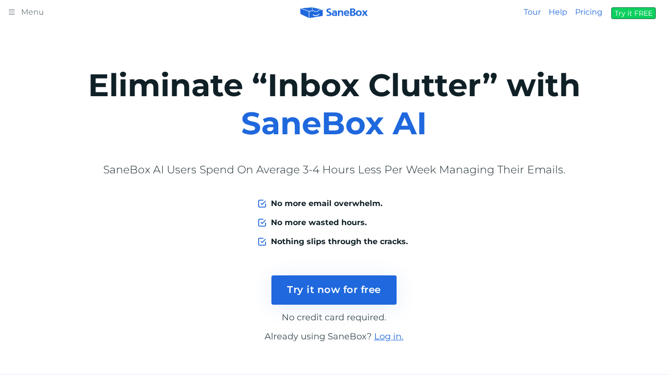 Programme d'affiliation SaneBox