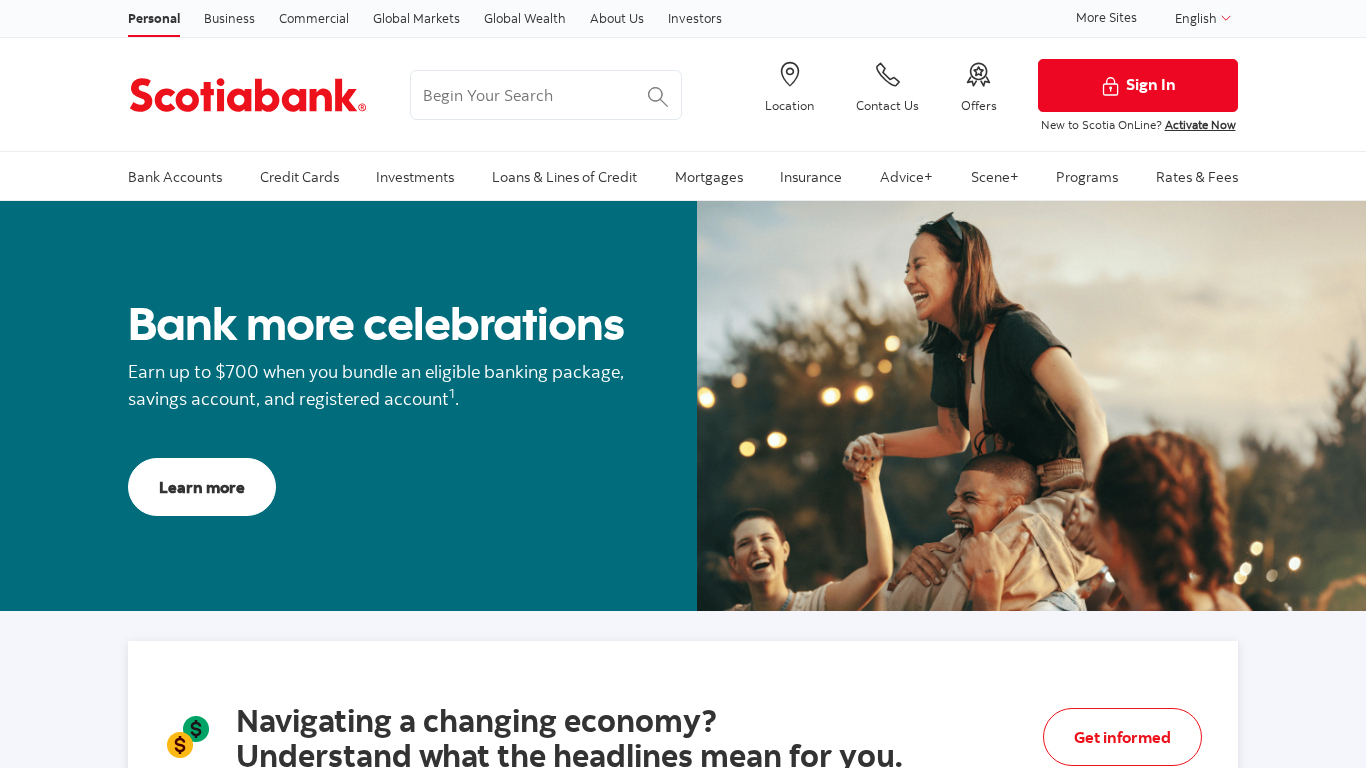 Programme d'affiliation Scotiabank