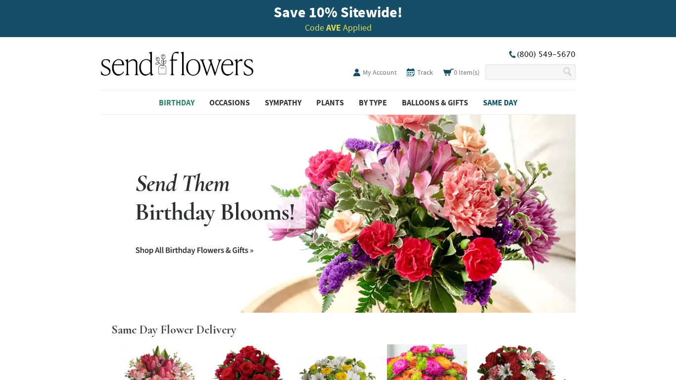 Programme d'affiliation Send Flowers