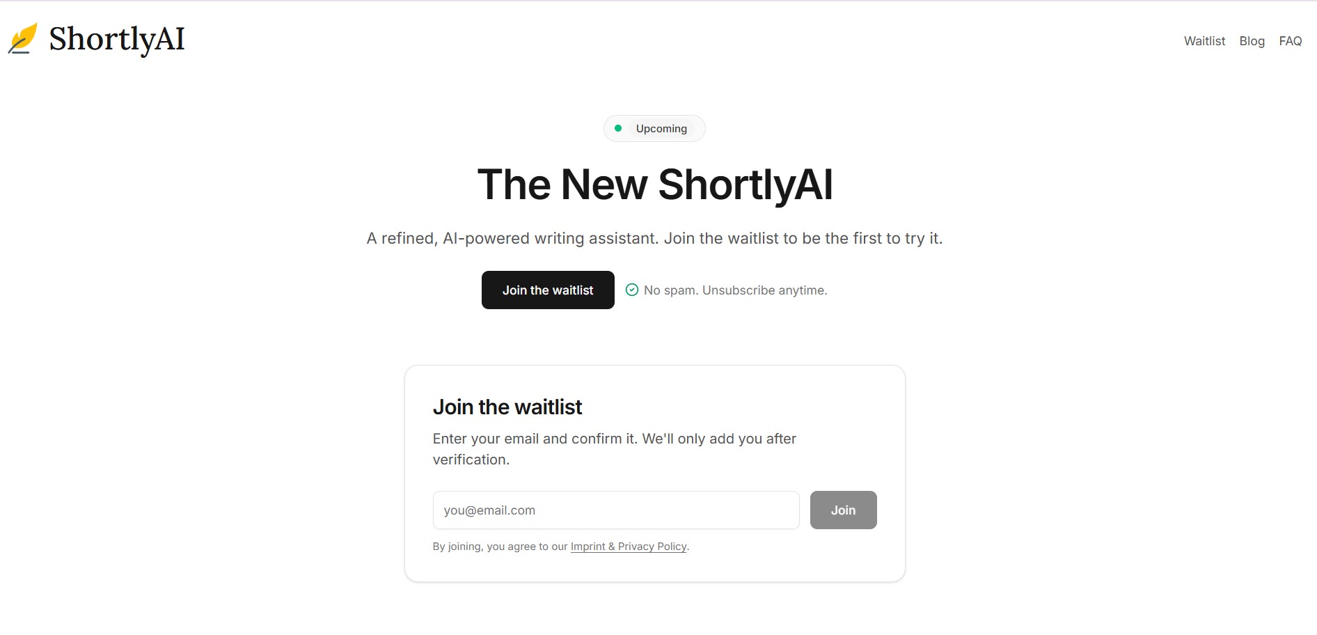 Programme d'affiliation ShortlyAI