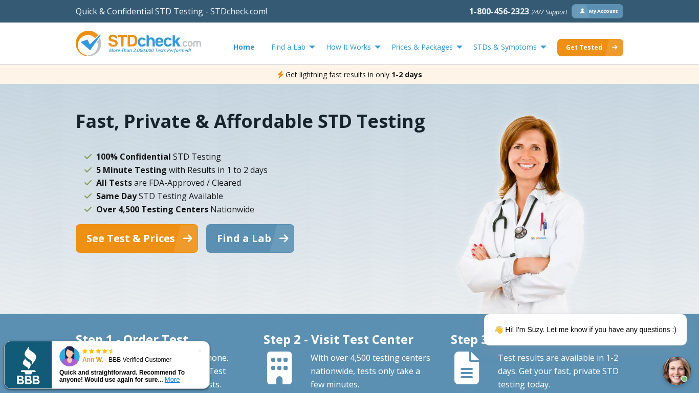 Programme d'affiliation STDcheck.com