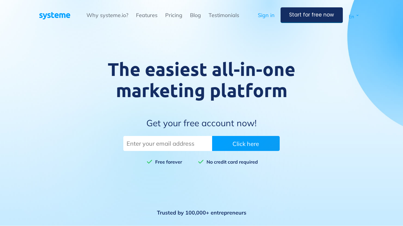 Programme d'affiliation Systeme.io