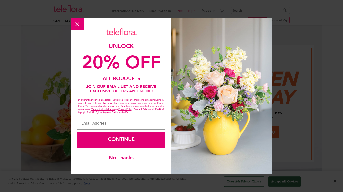 Programme d'affiliation Teleflora