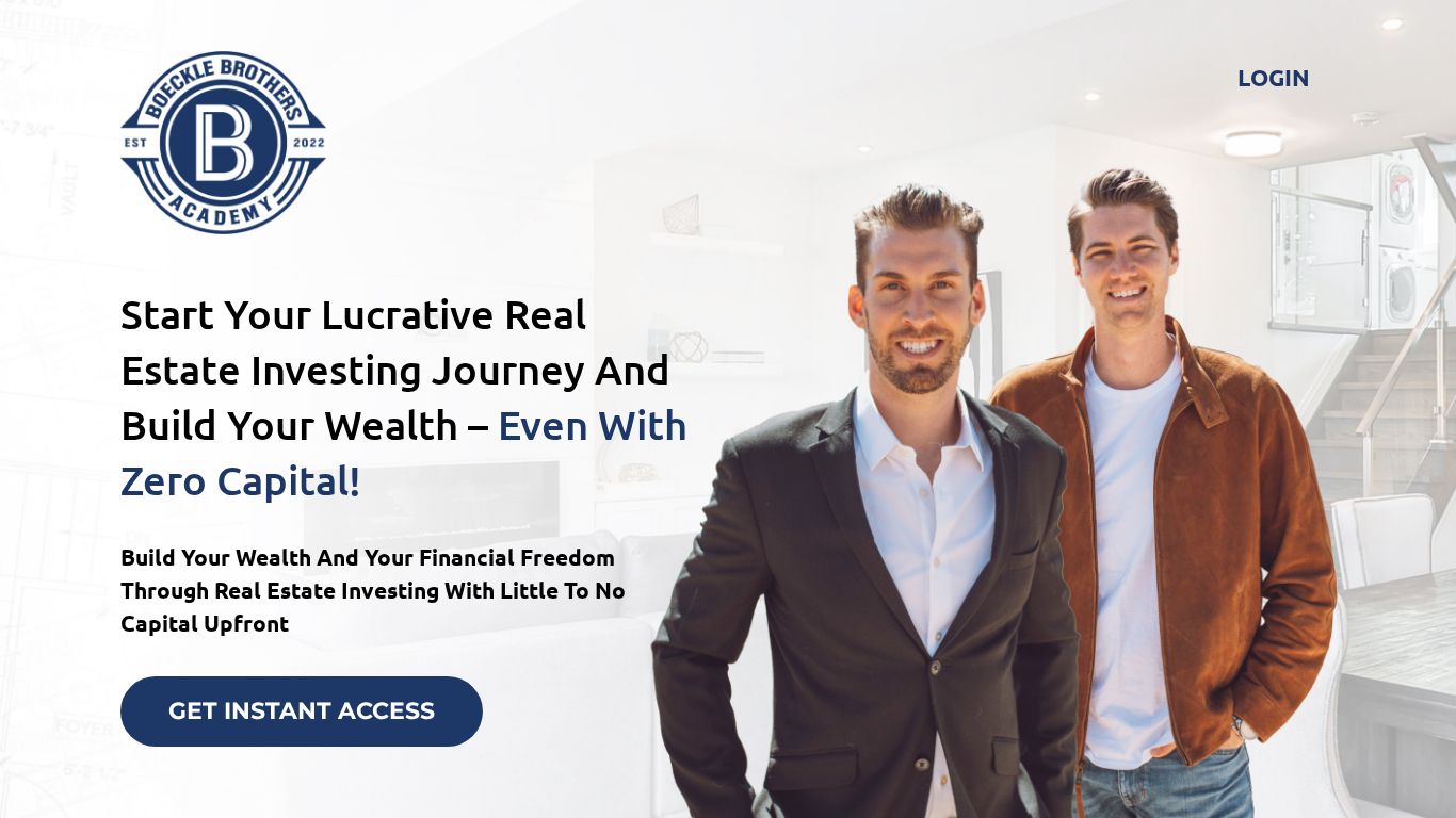 Programme d'affiliation The Boeckle Brothers Academy