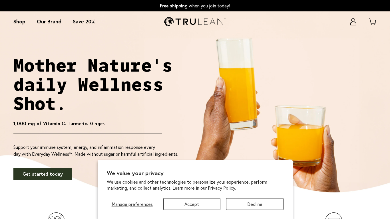 Programme d'affiliation Trulean Nutrition