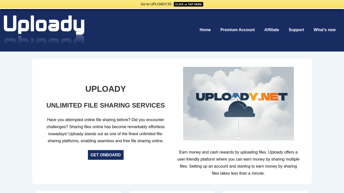 Programme d'affiliation Uploady
