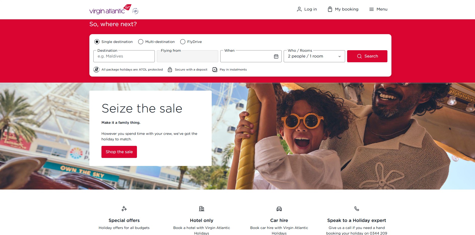 Programme d'affiliation Virgin Holidays
