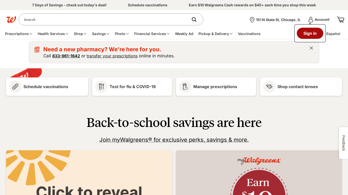 Programme d'affiliation Walgreens