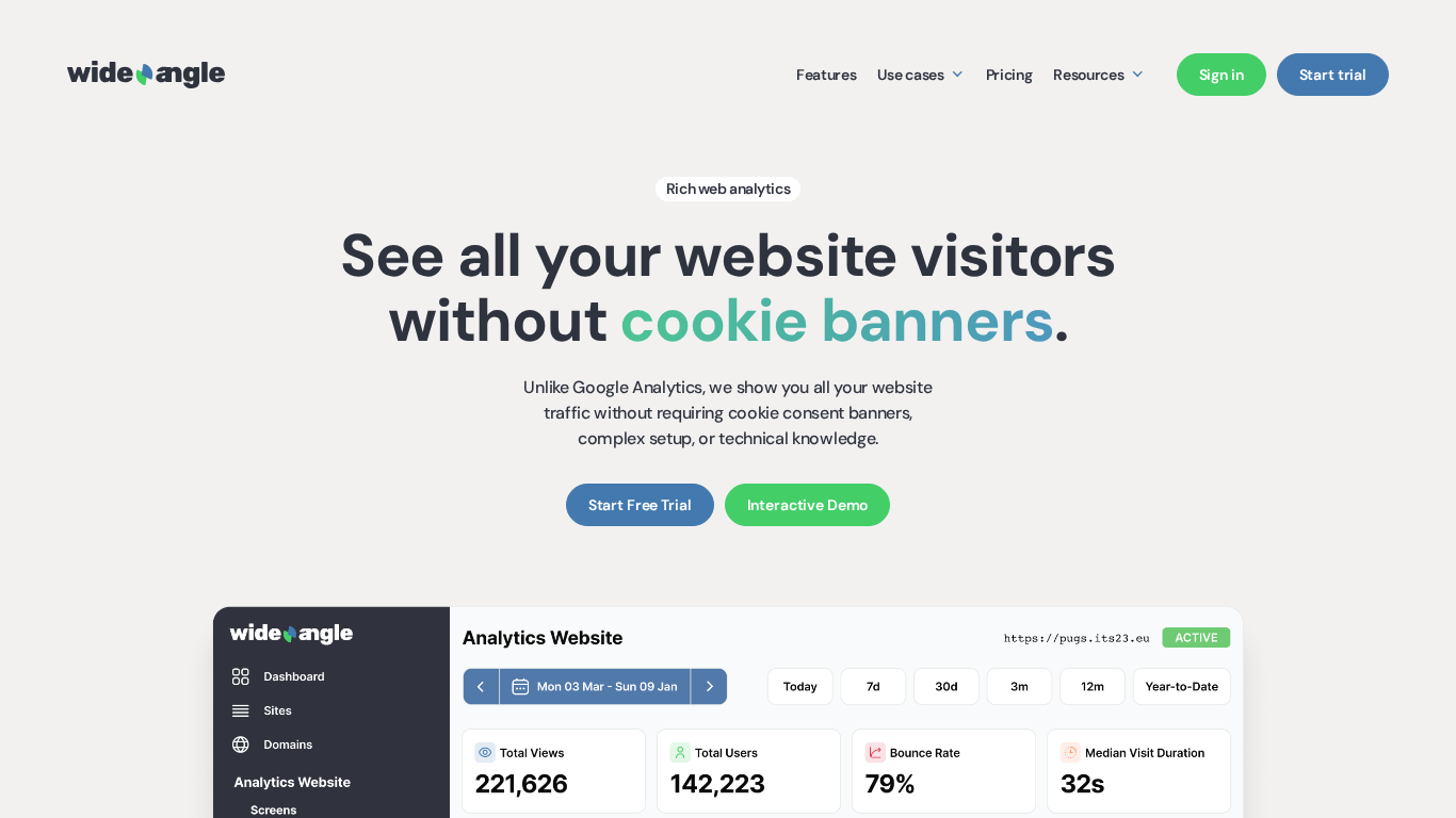 Programme d'affiliation Wide Angle Analytics
