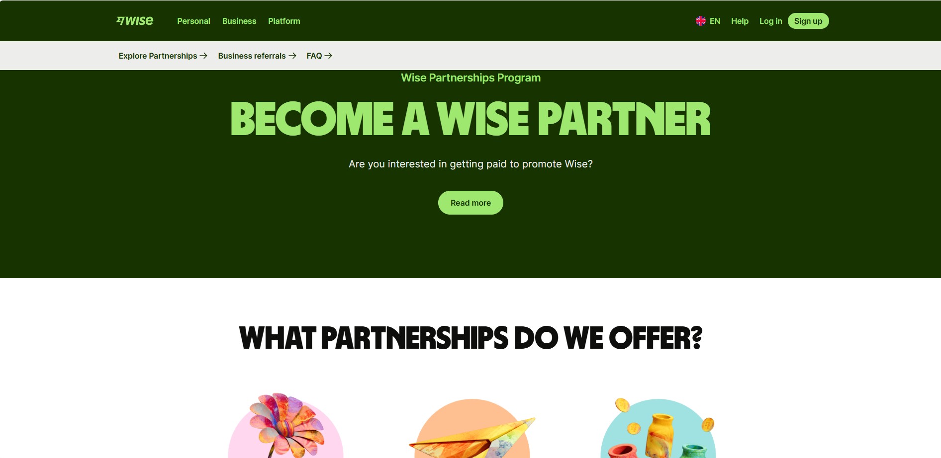 Programme d'affiliation Wise