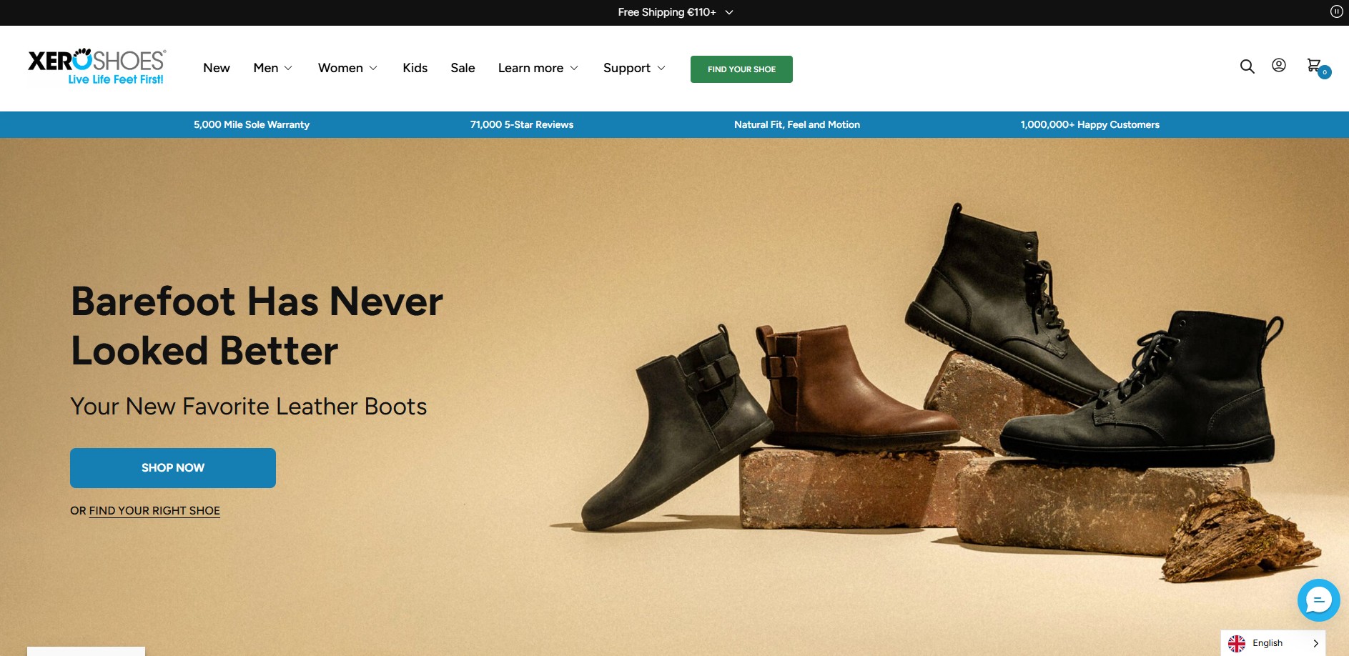 Programme d'affiliation Xero Shoes