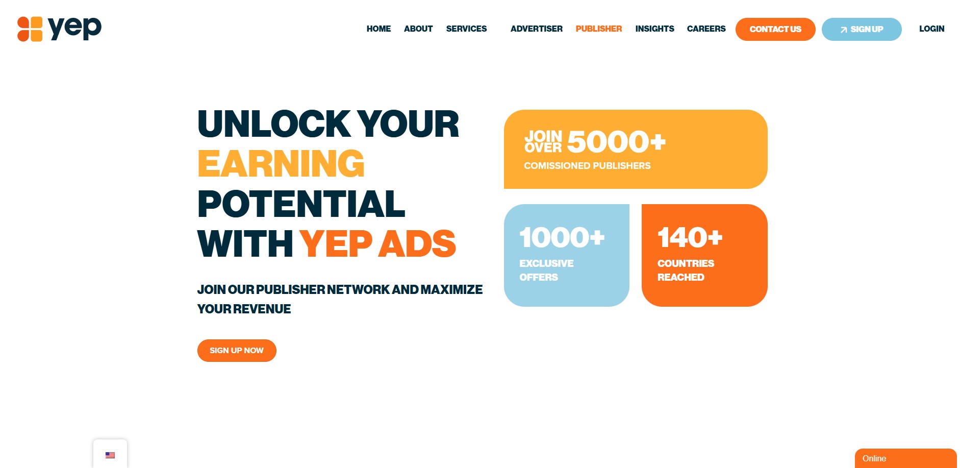 Programme d'affiliation Yep Ads