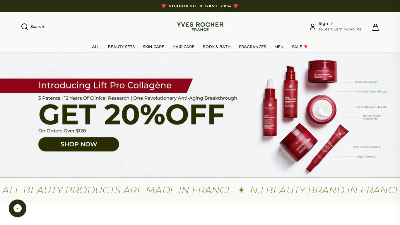 Programme d'affiliation Yves Rocher