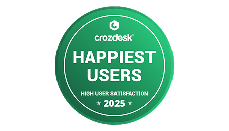 Récompenses Post Affiliate Pro : Happiest Users 2025 par Crozdesk