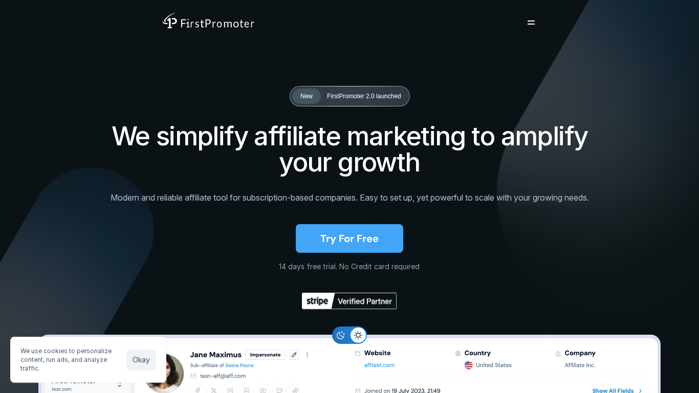 Logiciel de gestion d’affiliation SaaS FirstPromoter