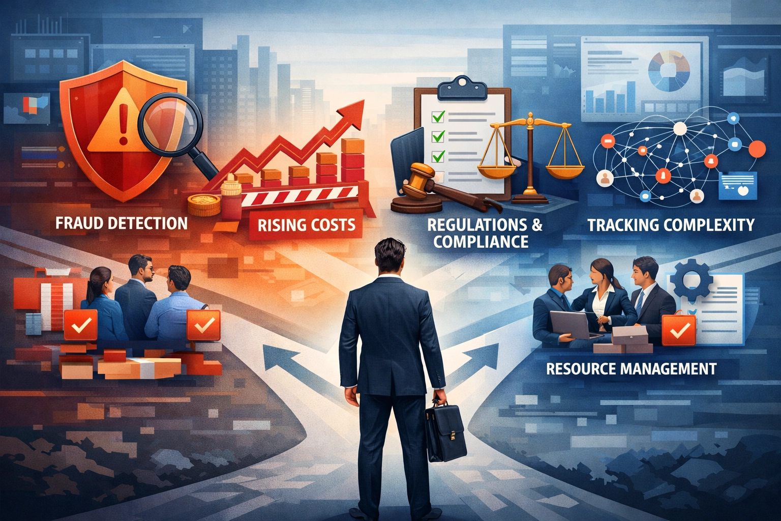 Défis du marketing d'affiliation, dont la détection de fraude, la hausse des coûts, la conformité réglementaire et la complexité du suivi