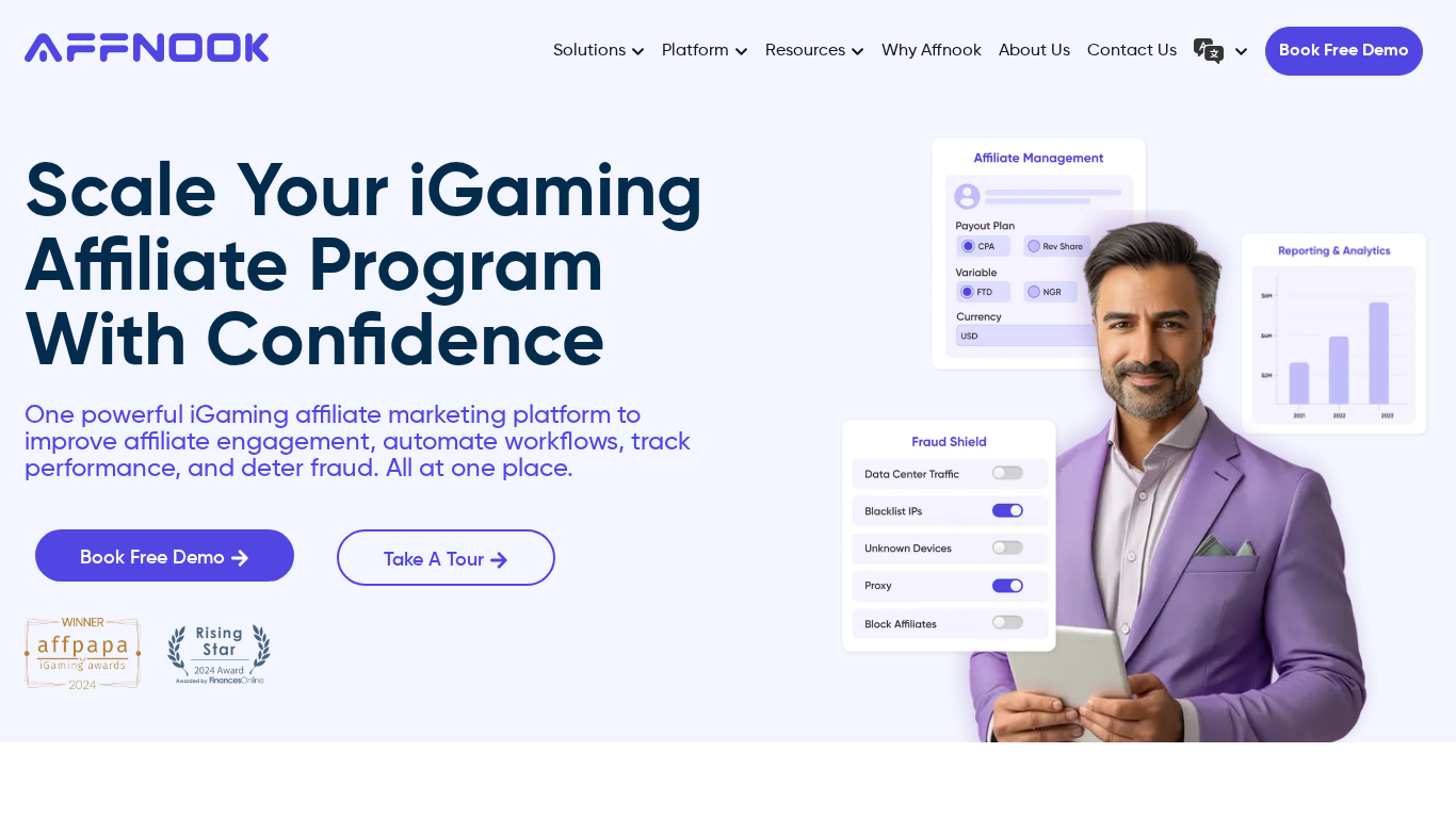 Plateforme Affnook de prévention de la fraude en affiliation