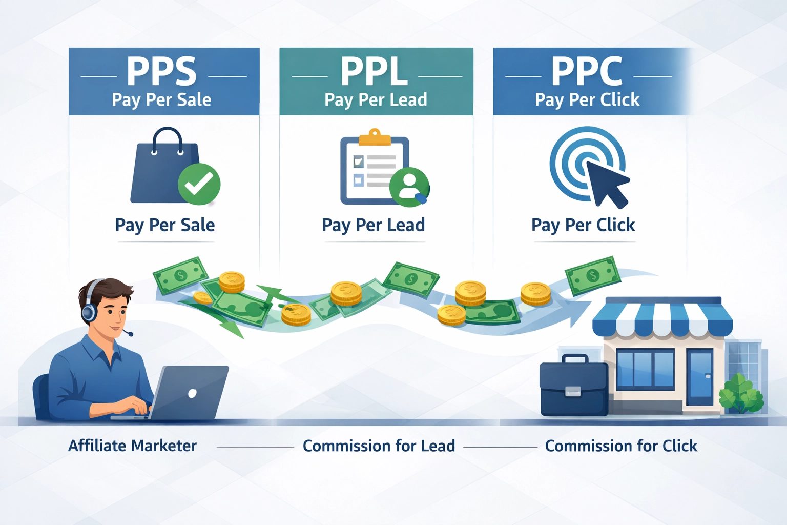 Accords de paiement d'affiliation courants : PPS, PPL, PPC et plus