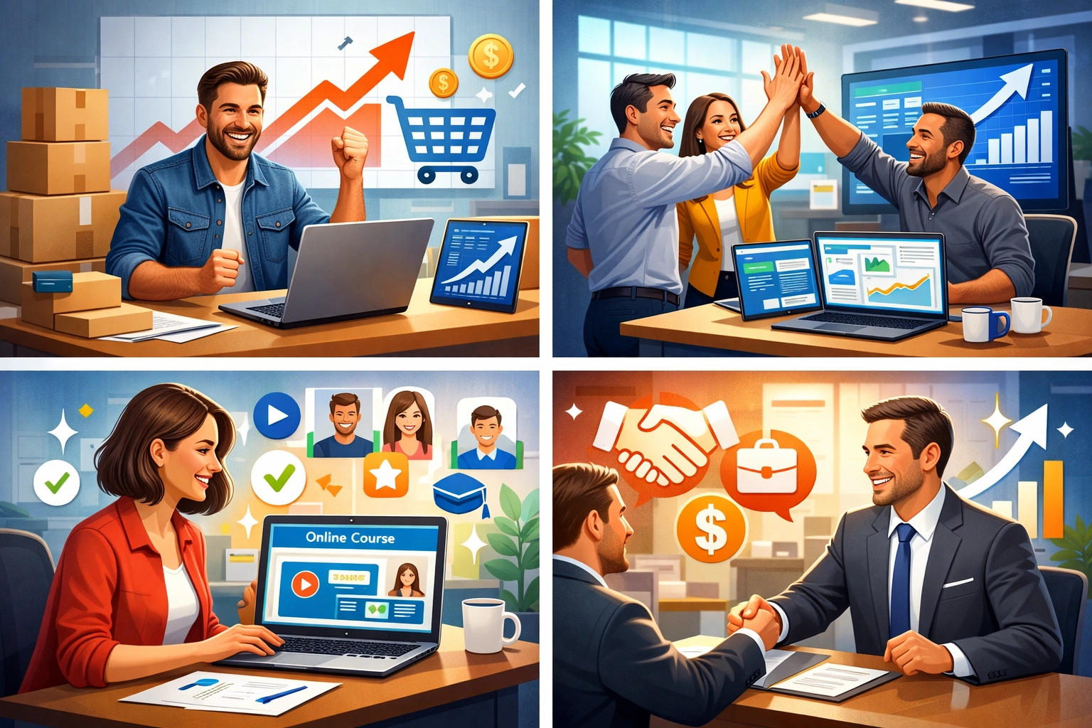 Exemples de réussite d'entreprises utilisant le forfait Ultimate de PostAffiliatePro