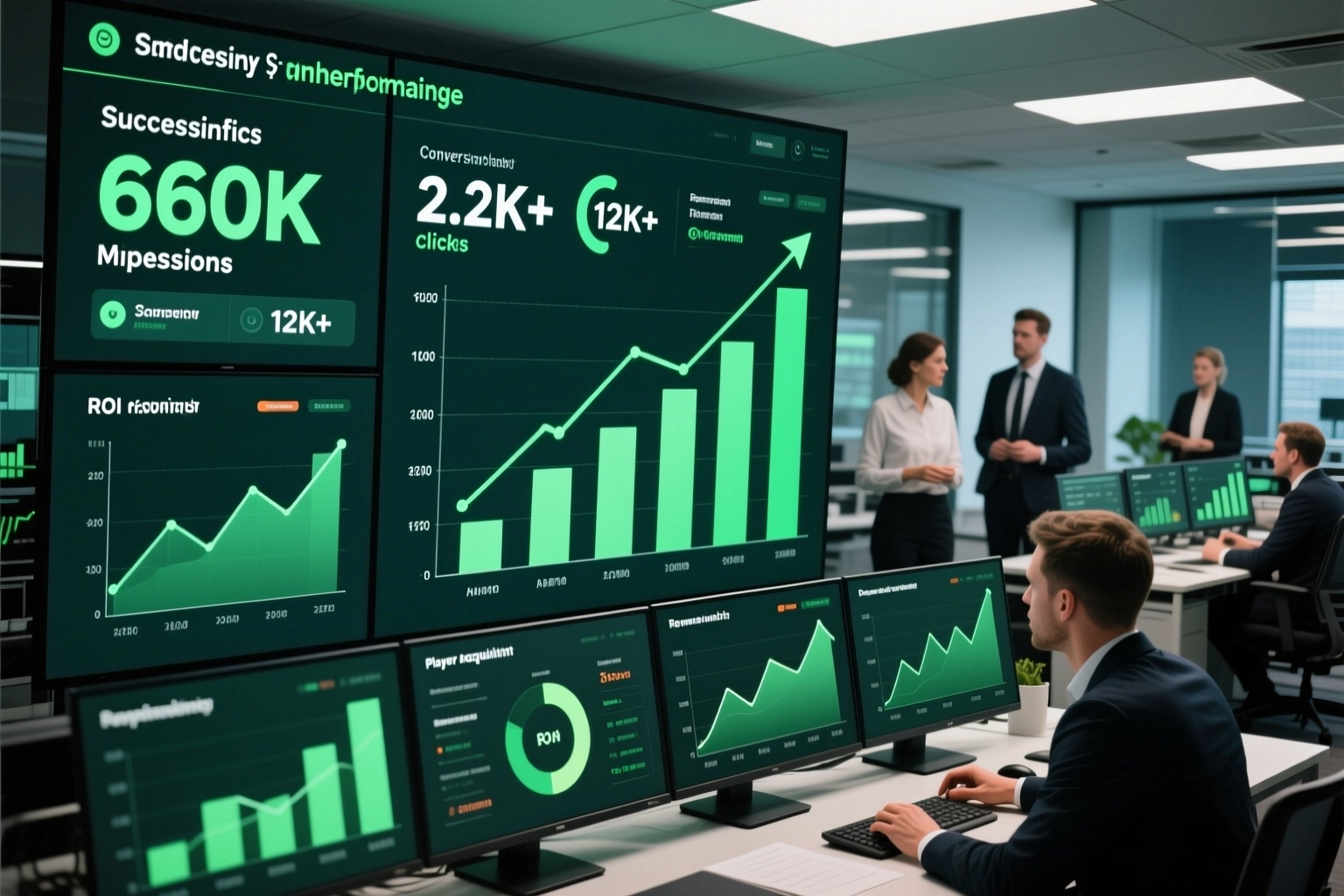 Case study results showing successful betting platform growth