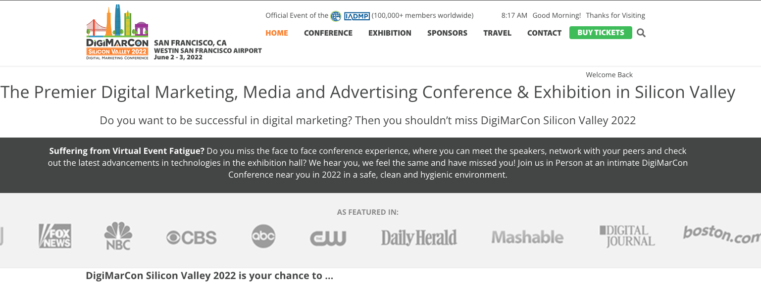 DigiMarCon Silicon Valley 2022
