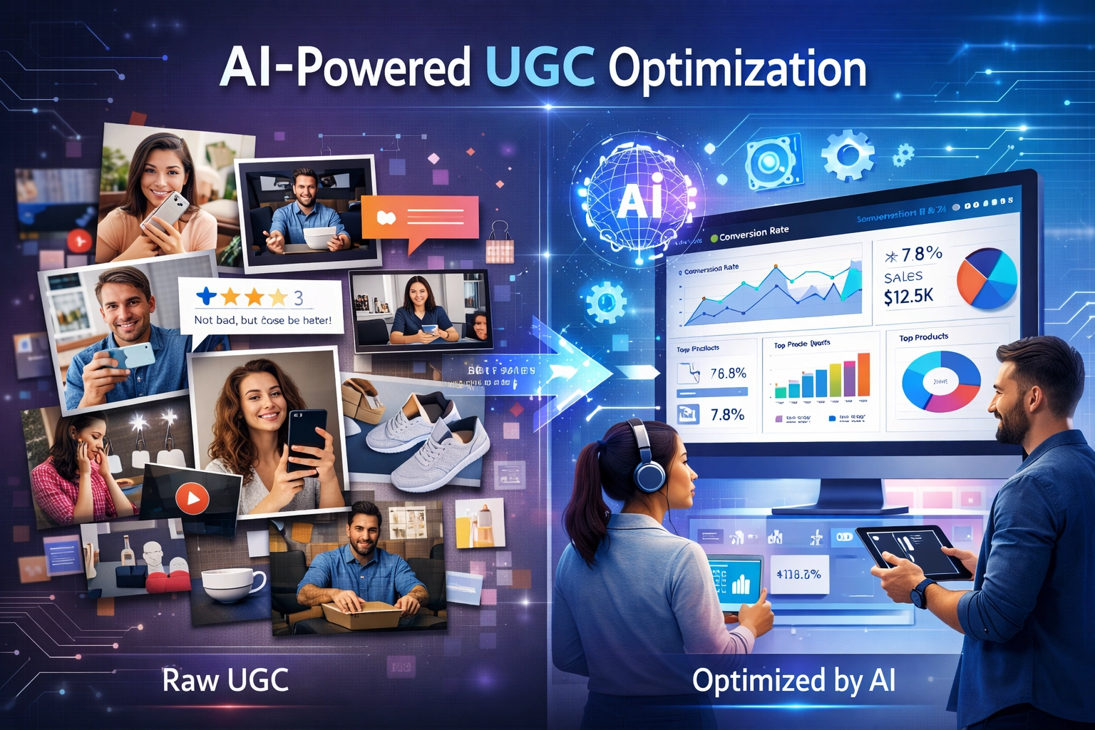 Optimisation de l'UGC par l'IA pour l'affiliation